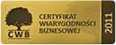 certyfikat wiarygodności biznesowej 2011